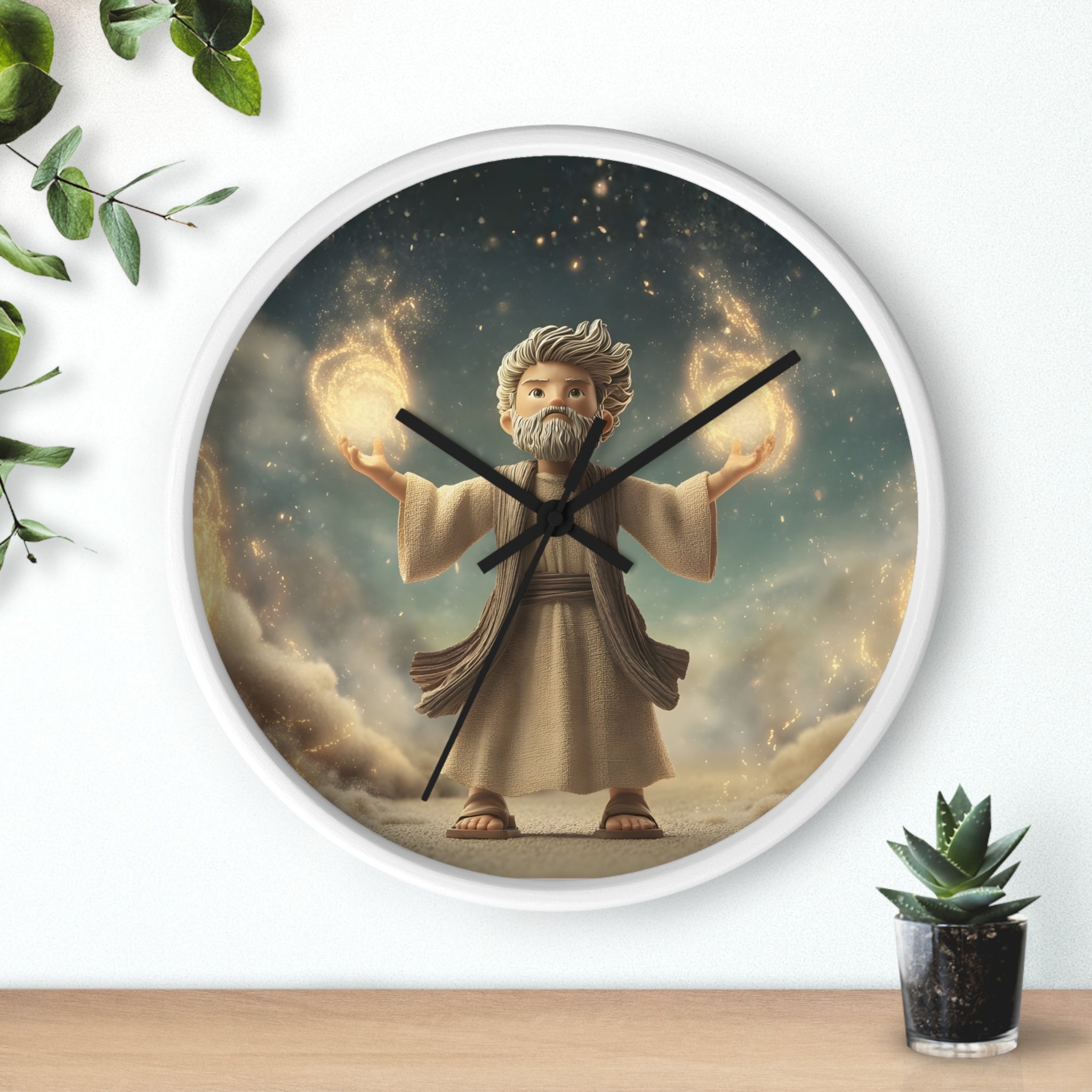 Elijah Cartoon Wall Clock