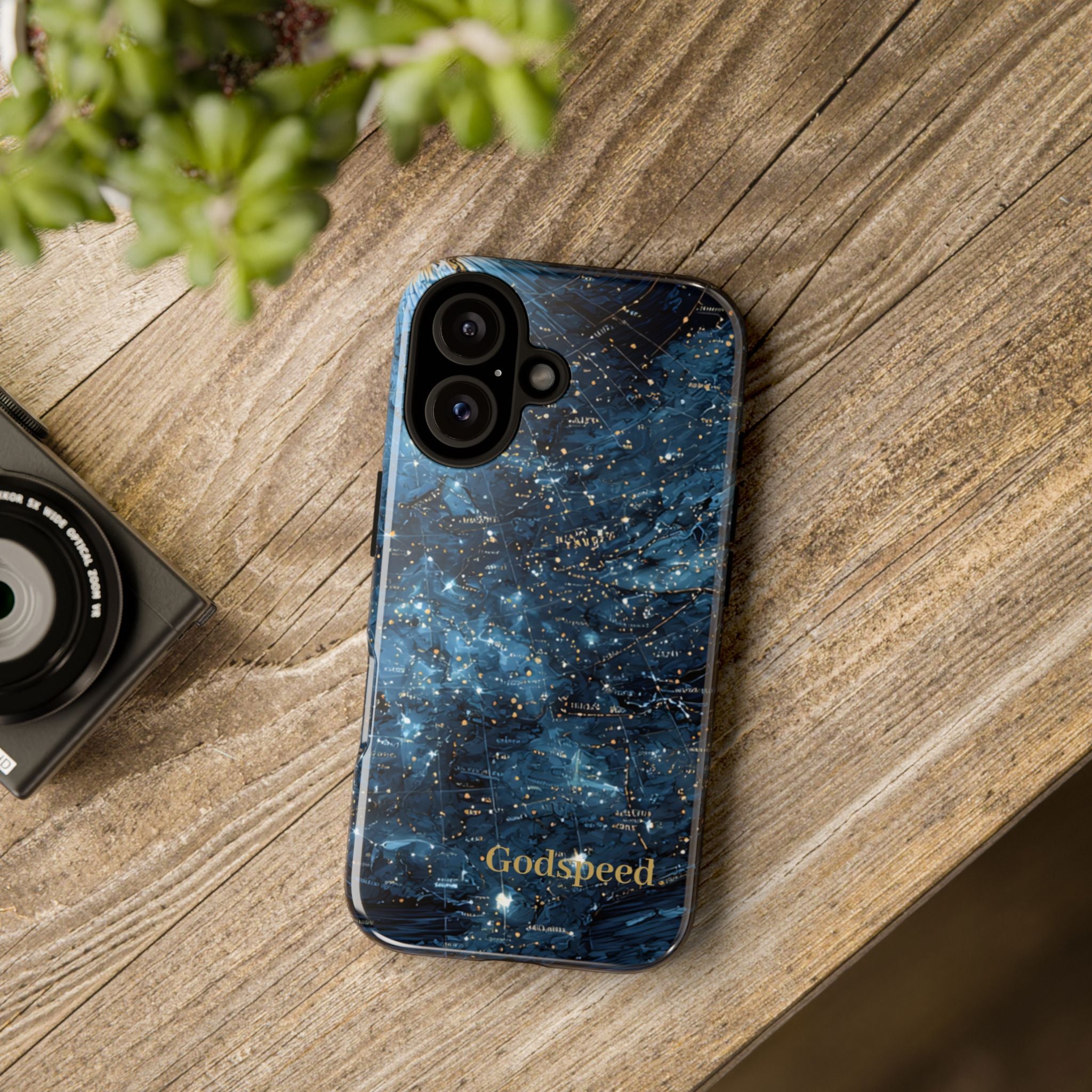 Godspeed Blue Galaxy Phone Case
