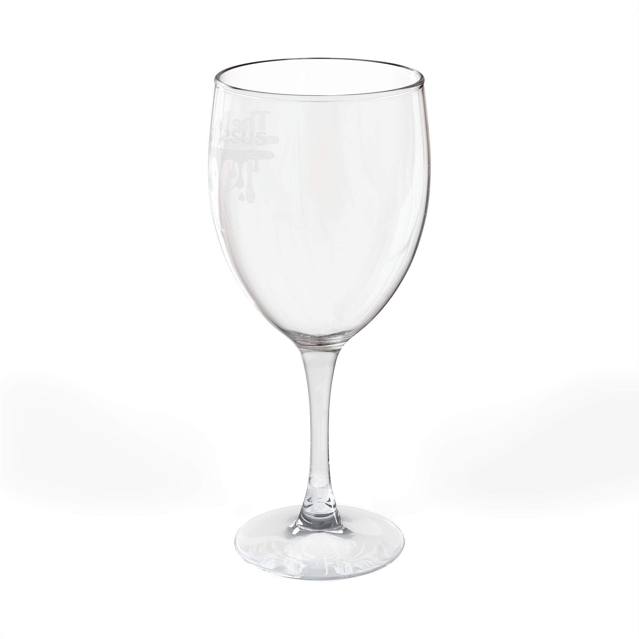 "The Blood of Jesus" Wine Glass