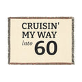 Cruisin' My Way Into Woven Blanket