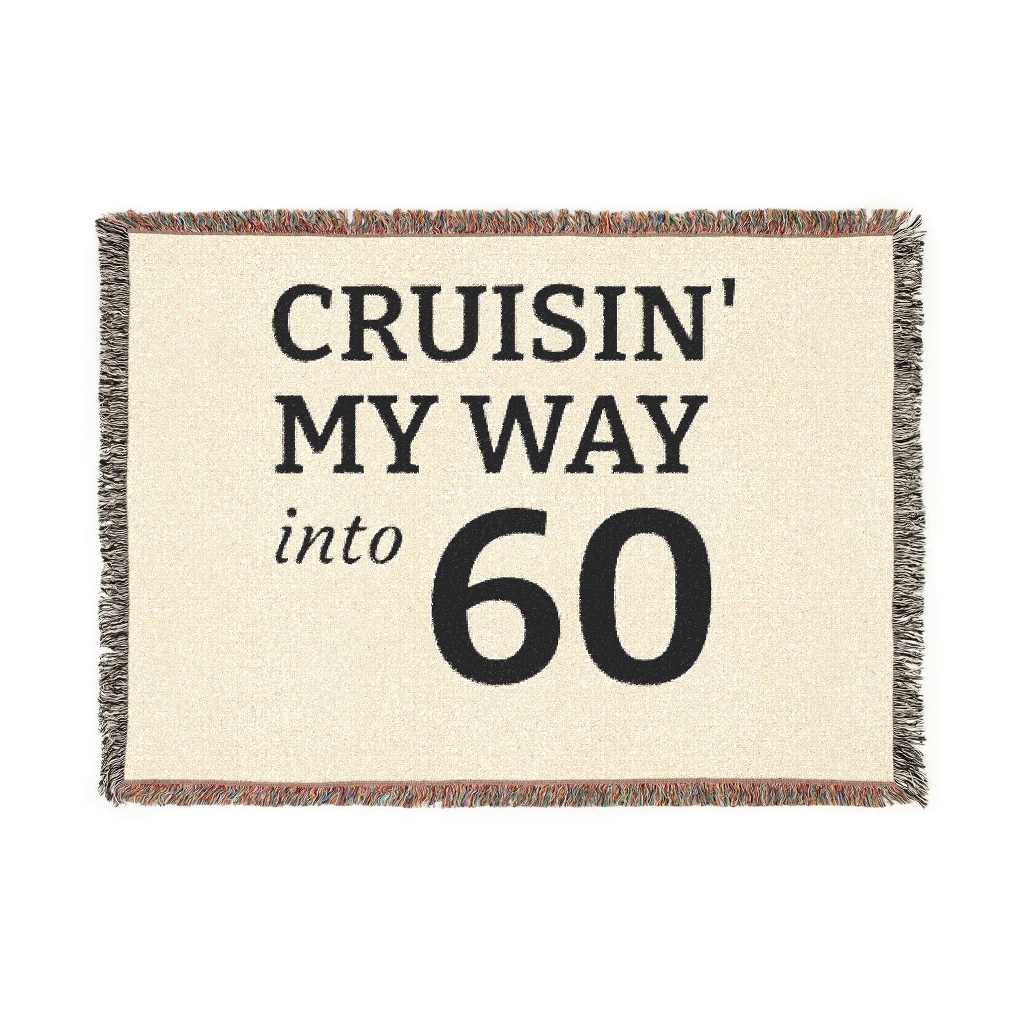 Cruisin' My Way Into Woven Blanket