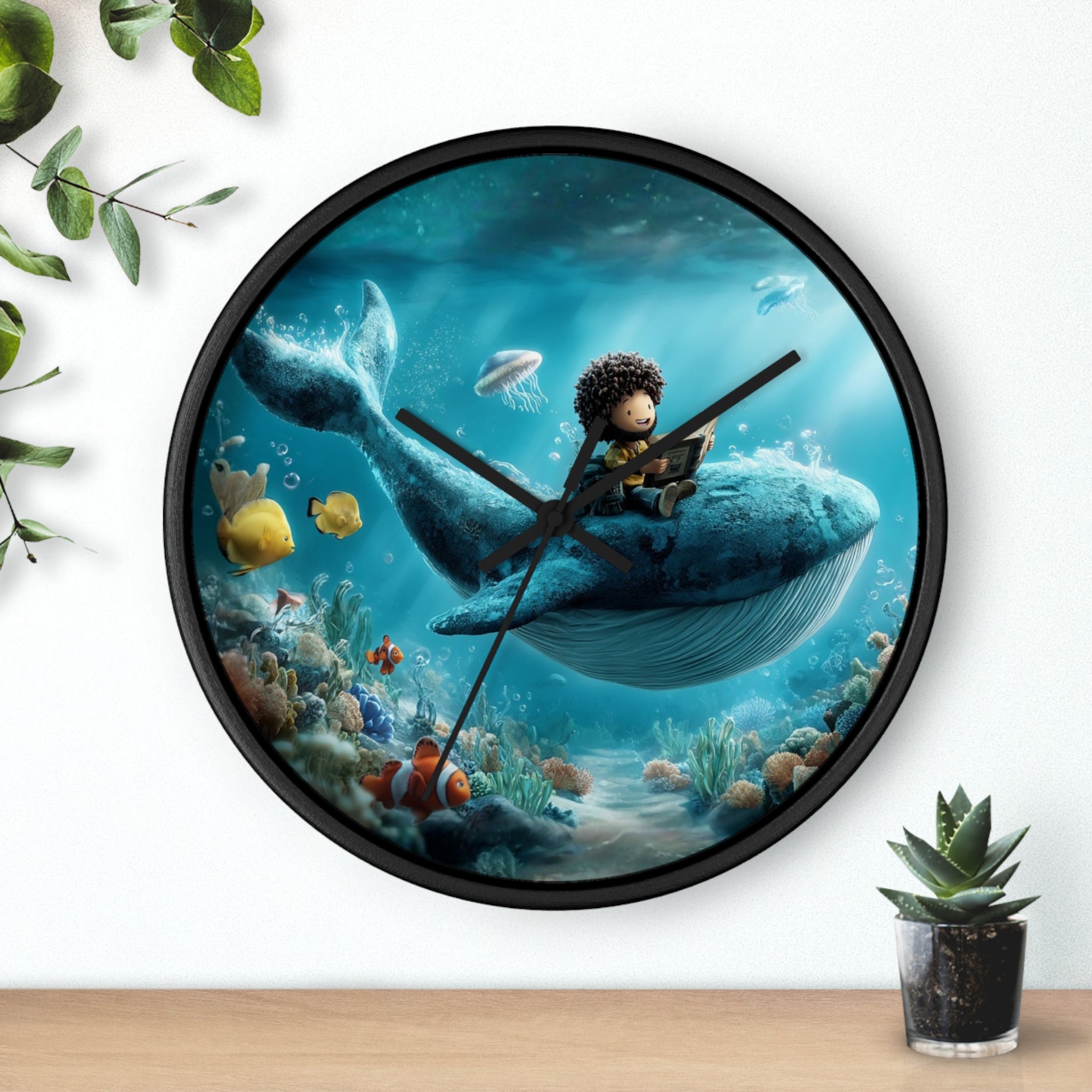 Jonah Cartoon Wall Clock