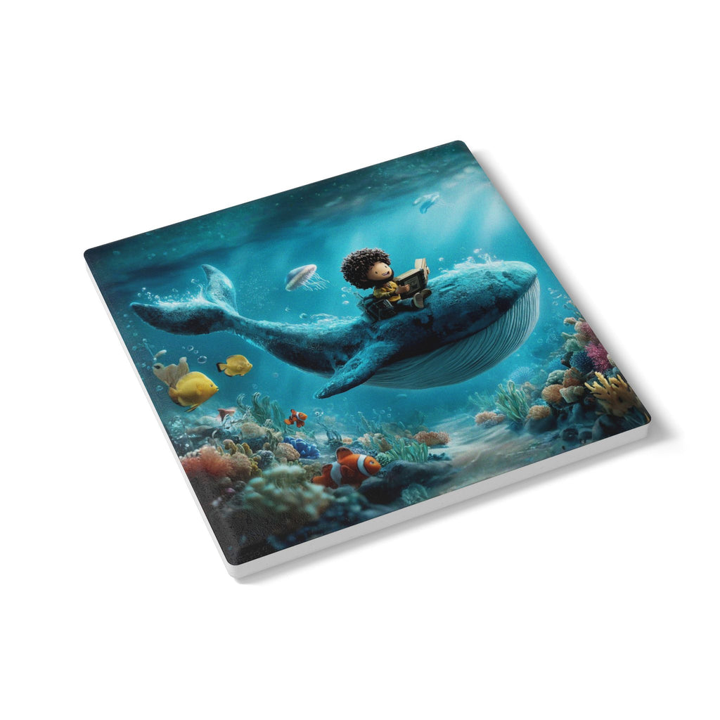 Biblical Jonah Ceramic Coaster