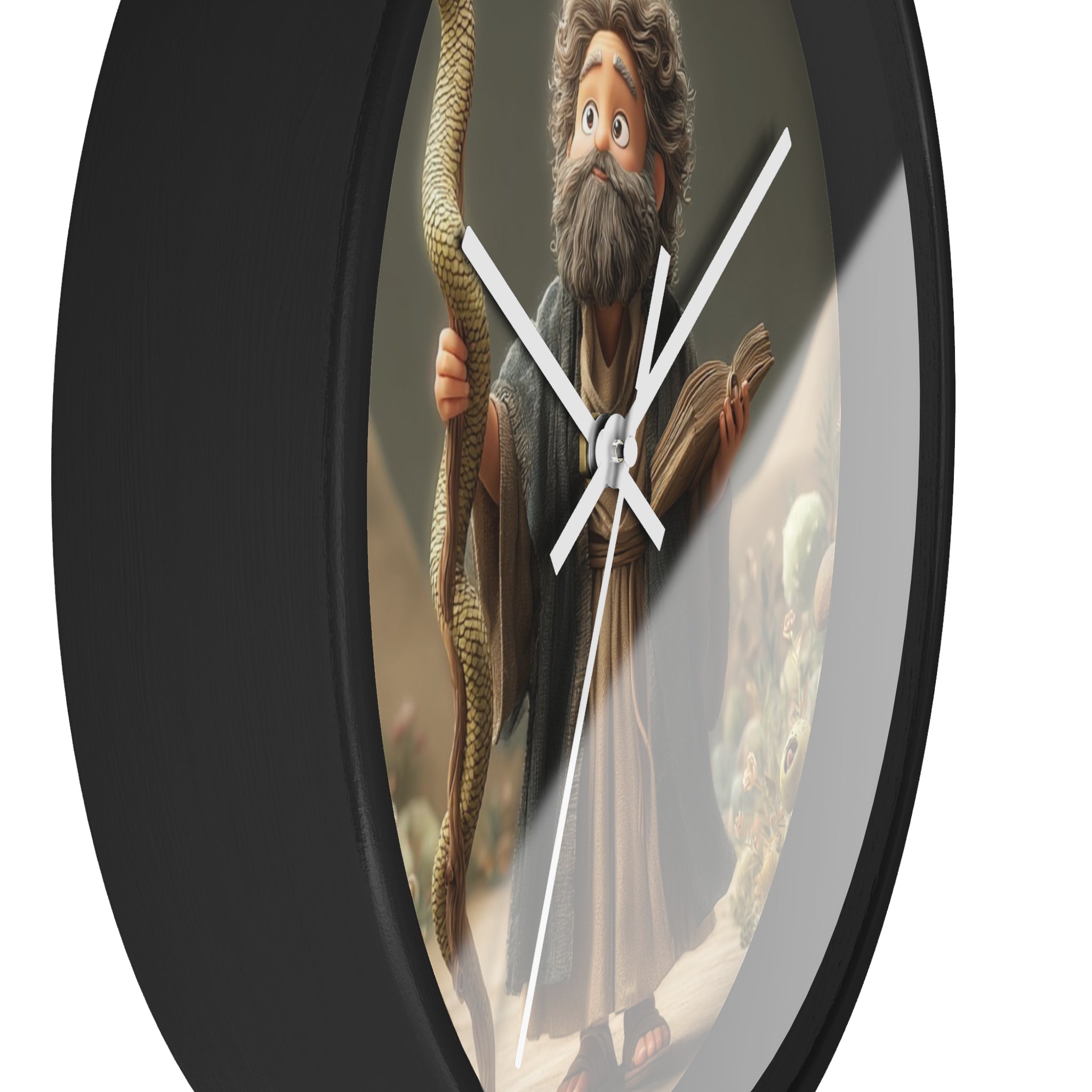 Moses Cartoon Wall Clock