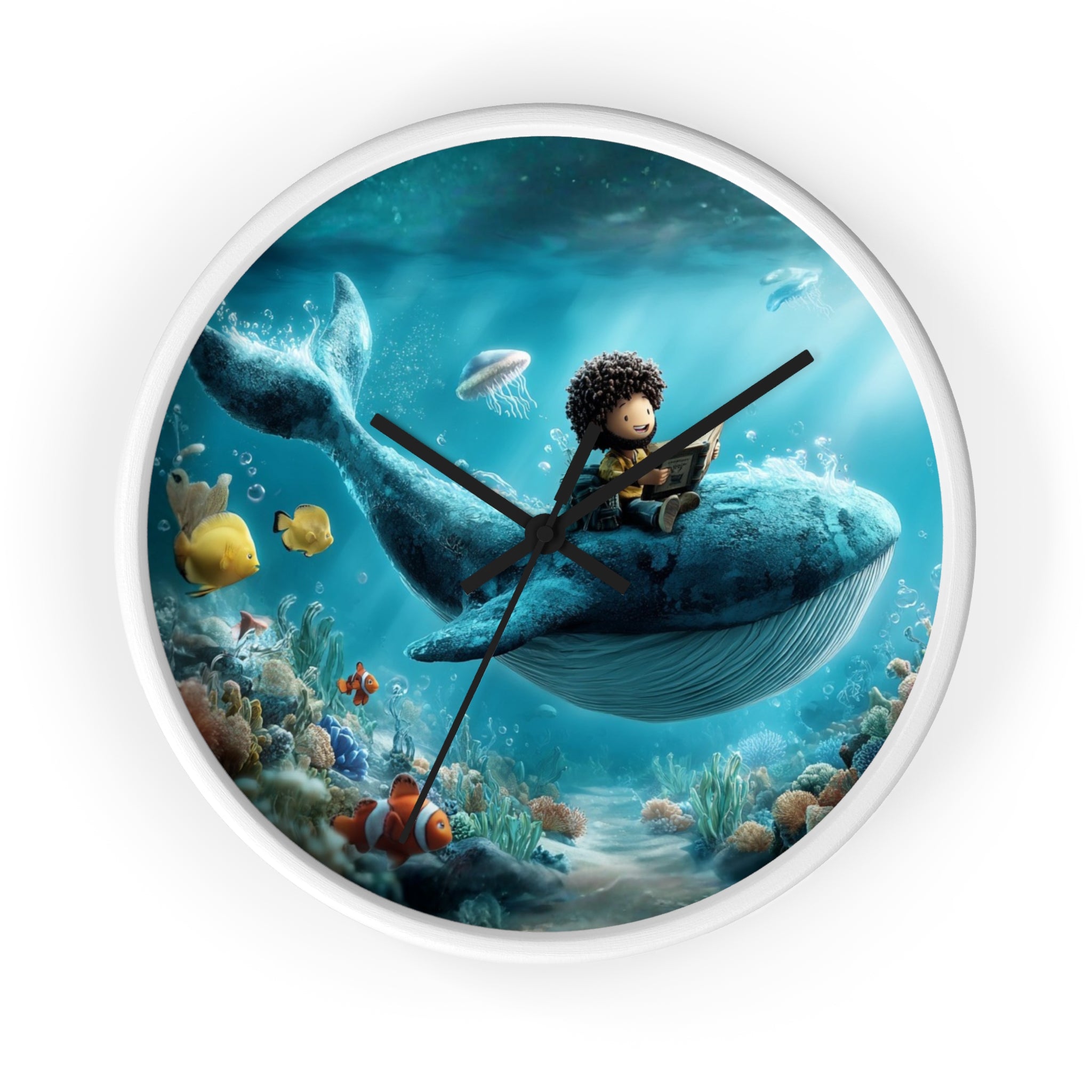 Jonah Cartoon Wall Clock