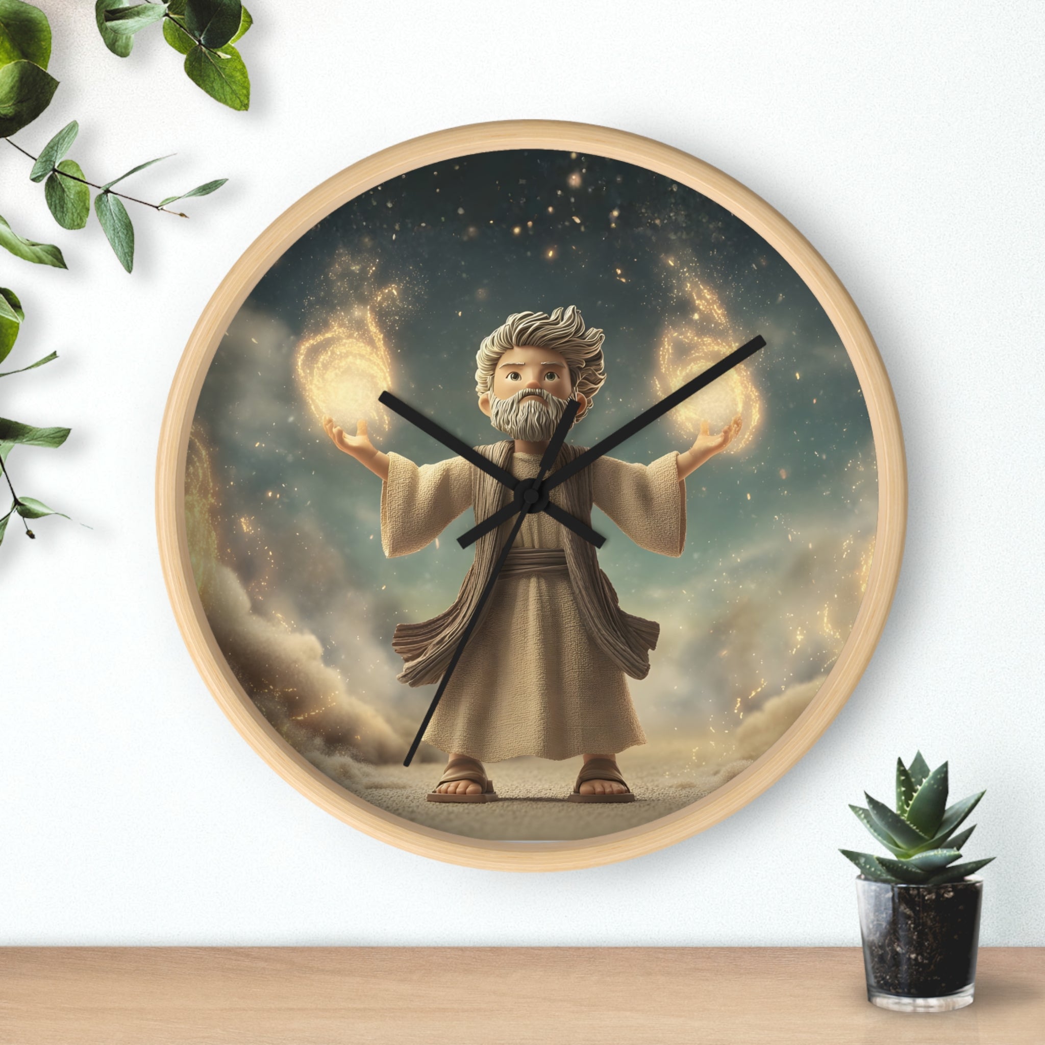 Elijah Cartoon Wall Clock