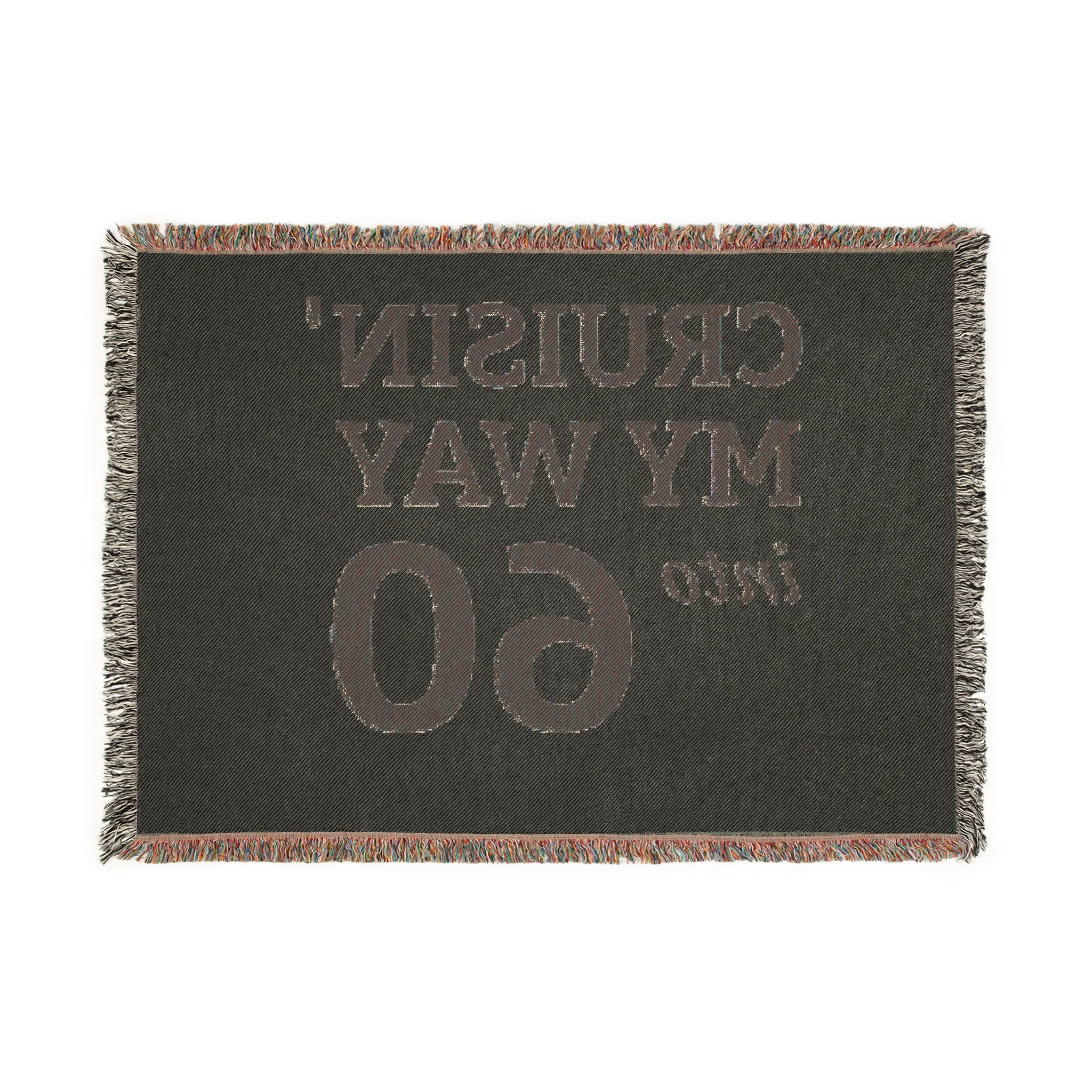 Cruisin' My Way Into Woven Blanket