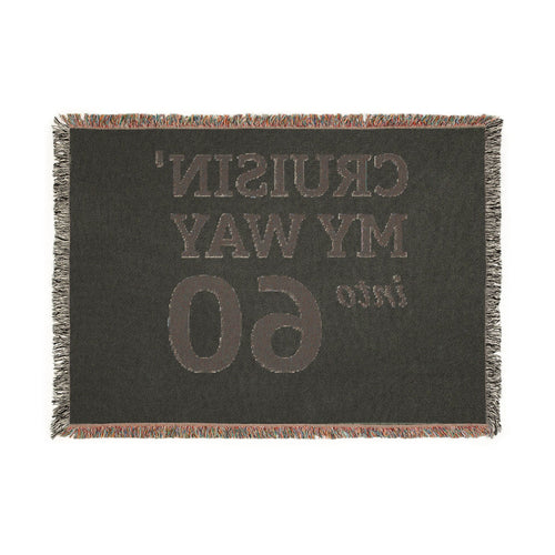 Cruisin' My Way Into Woven Blanket