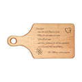 Engraved Recipe Wooden Cutting Board