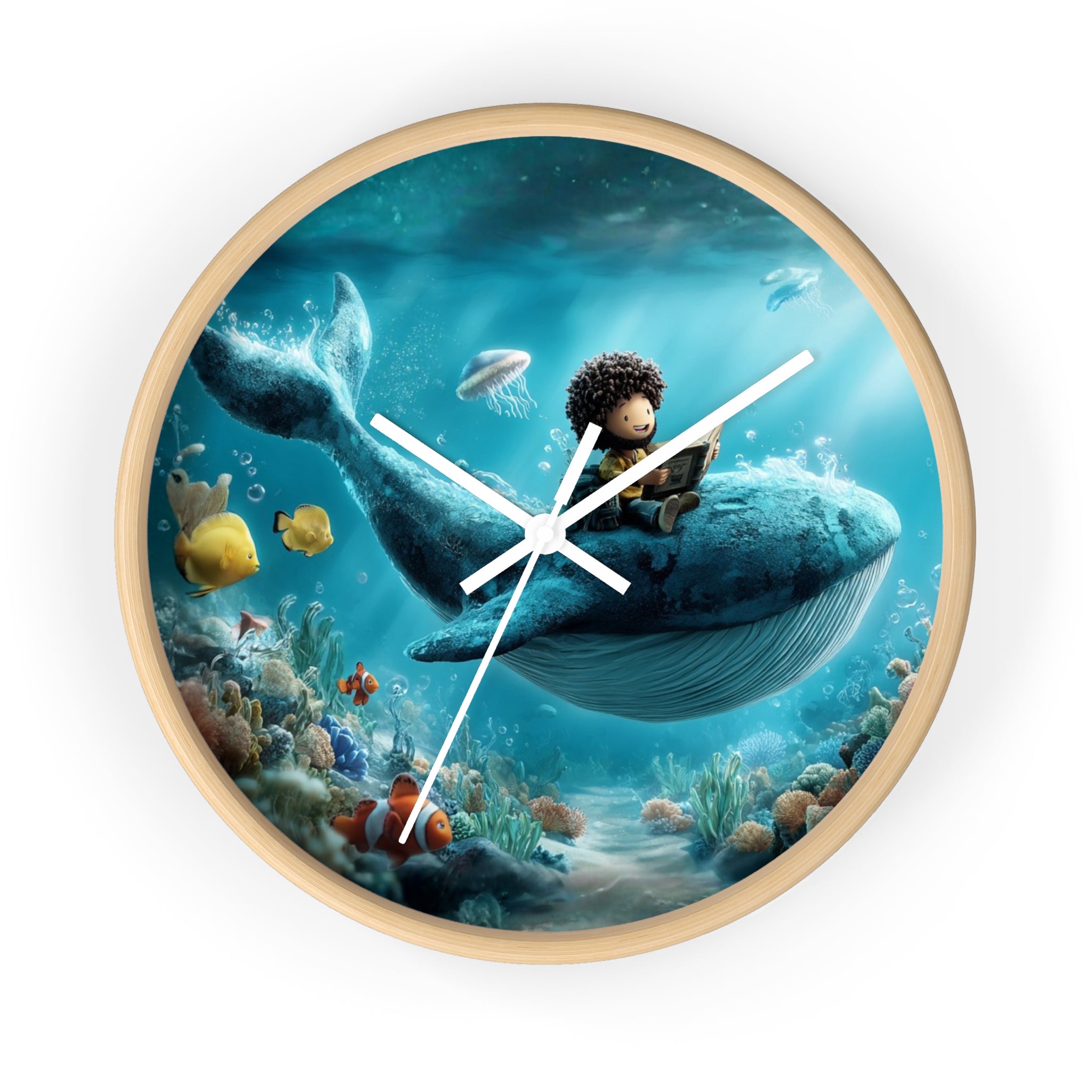 Jonah Cartoon Wall Clock