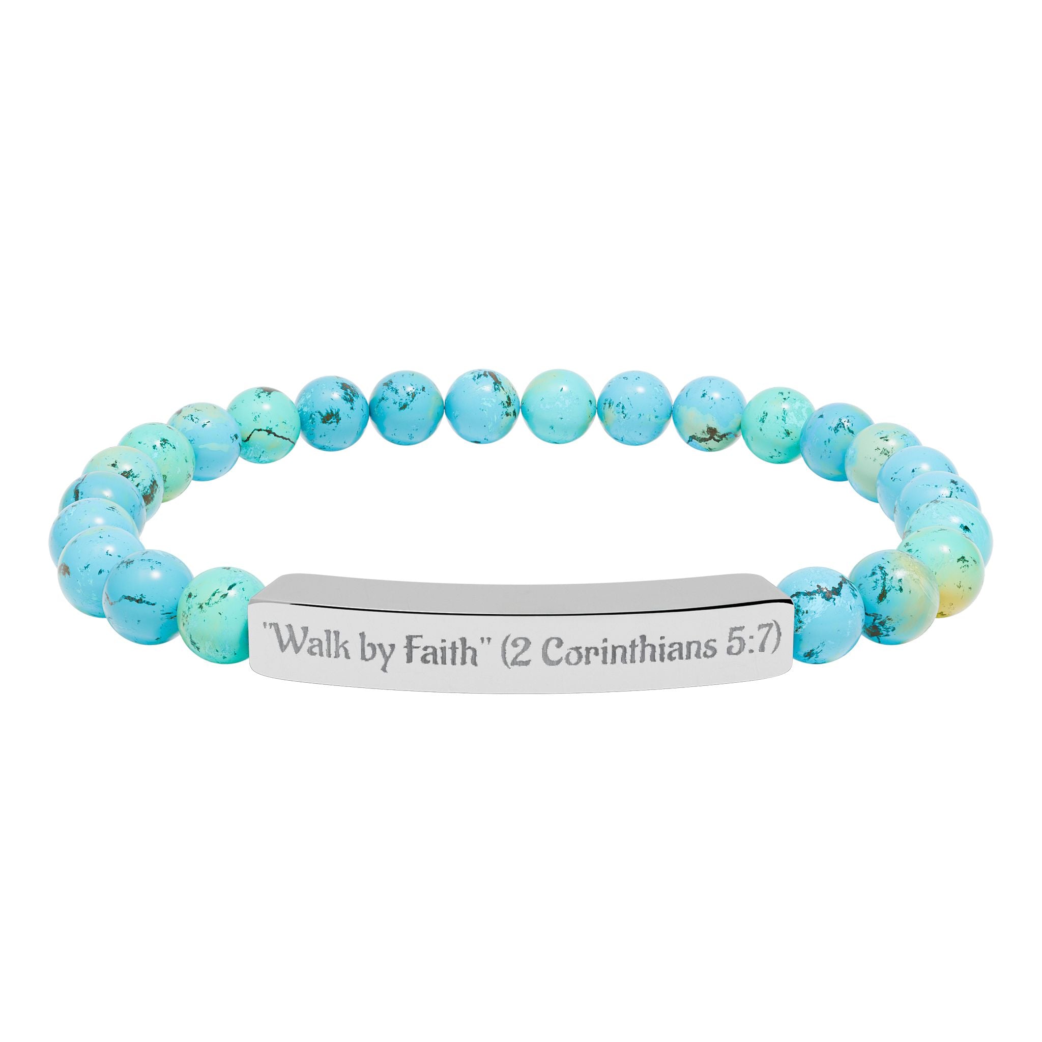 Inspirational Scripture Bead Bracelet