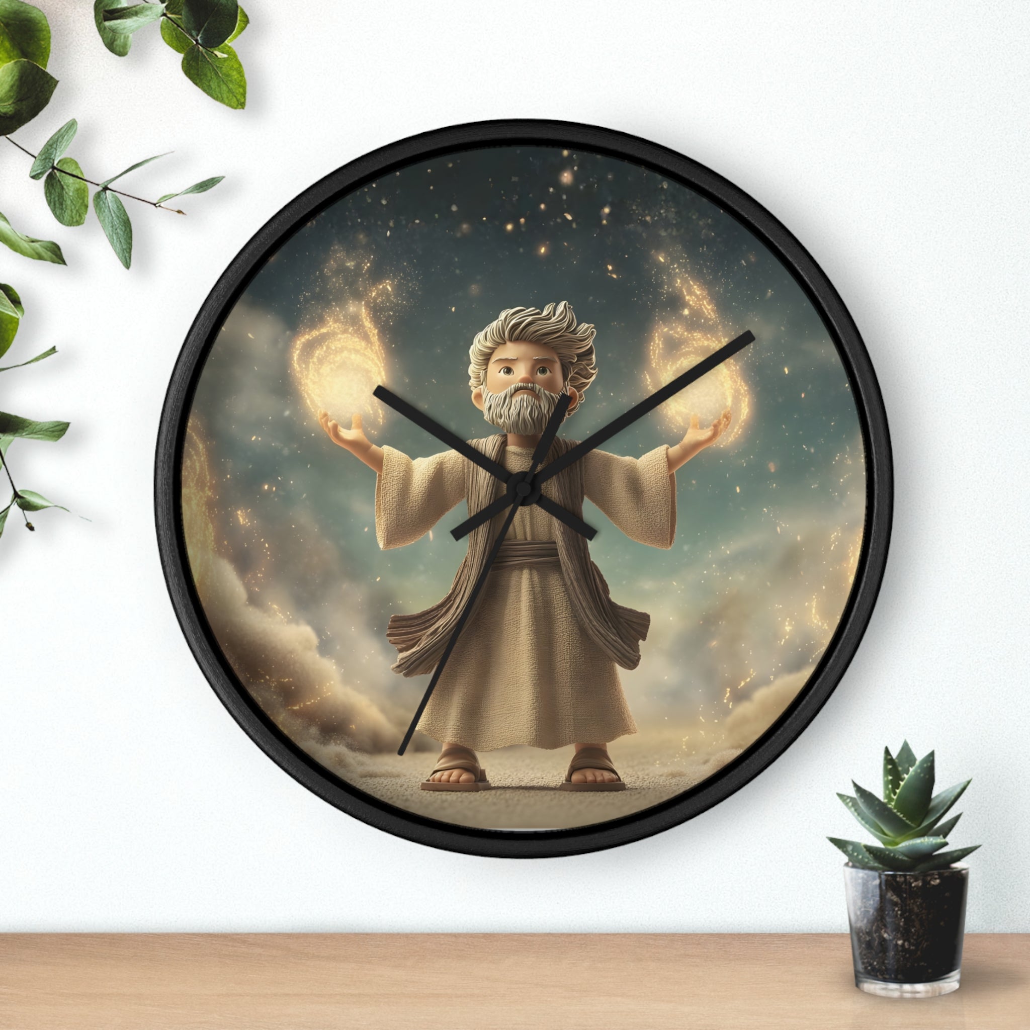 Elijah Cartoon Wall Clock
