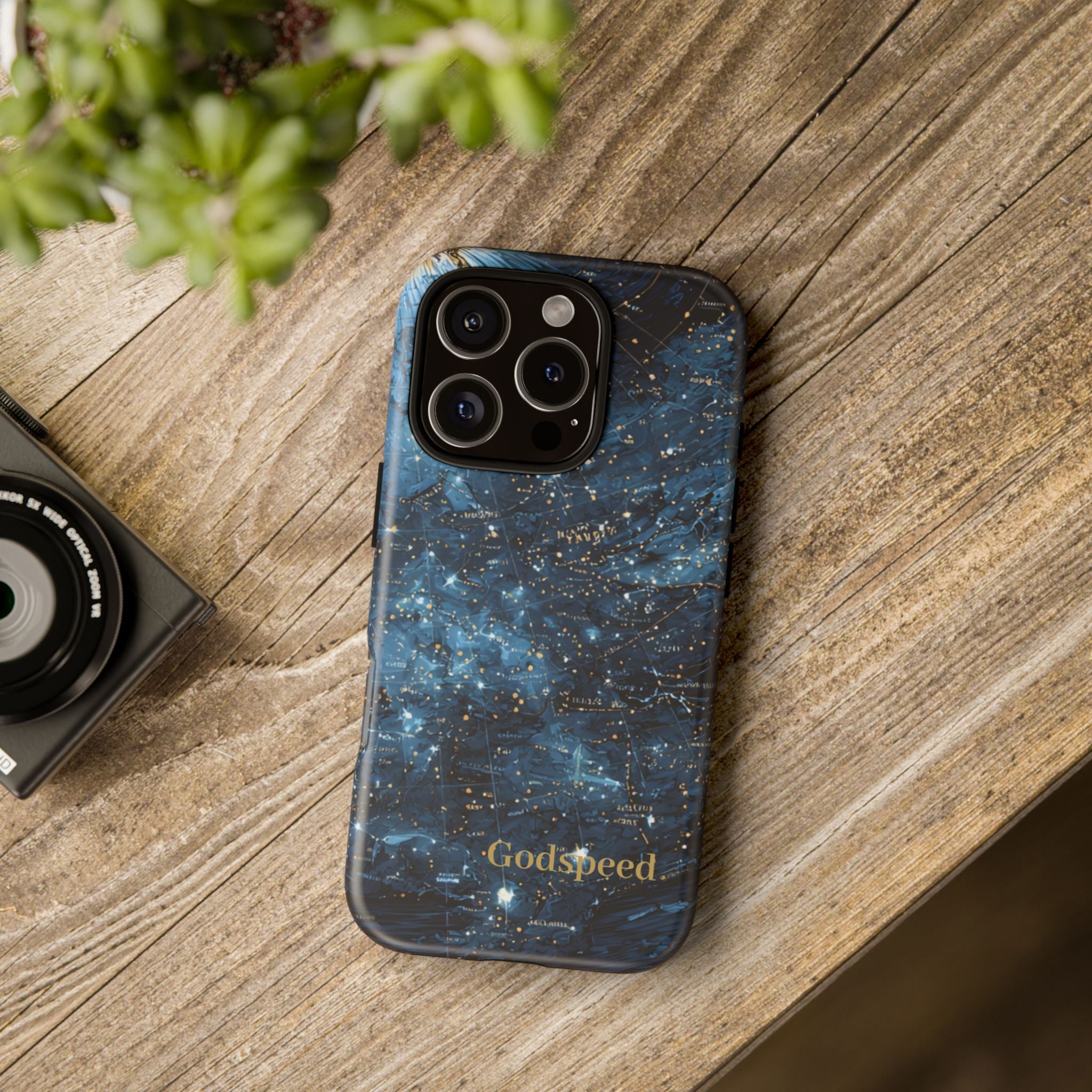 Godspeed Blue Galaxy Phone Case