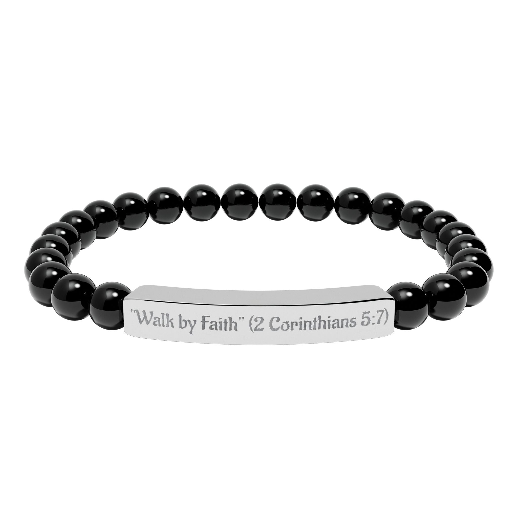Inspirational Scripture Bead Bracelet