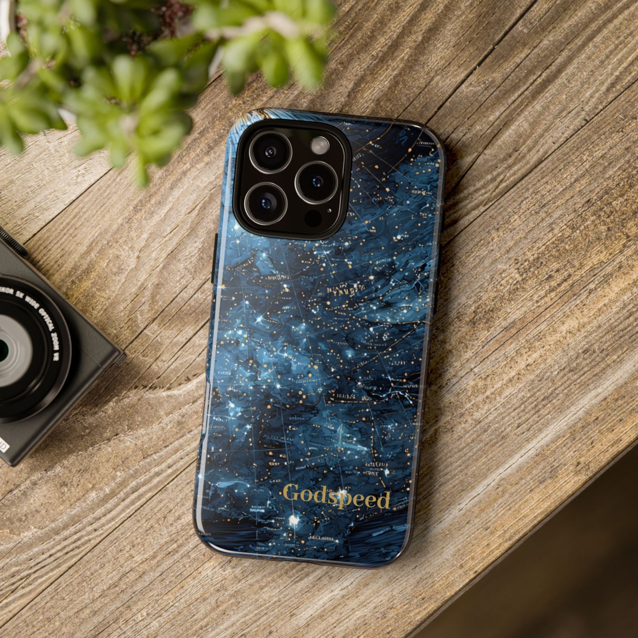 Godspeed Blue Galaxy Phone Case