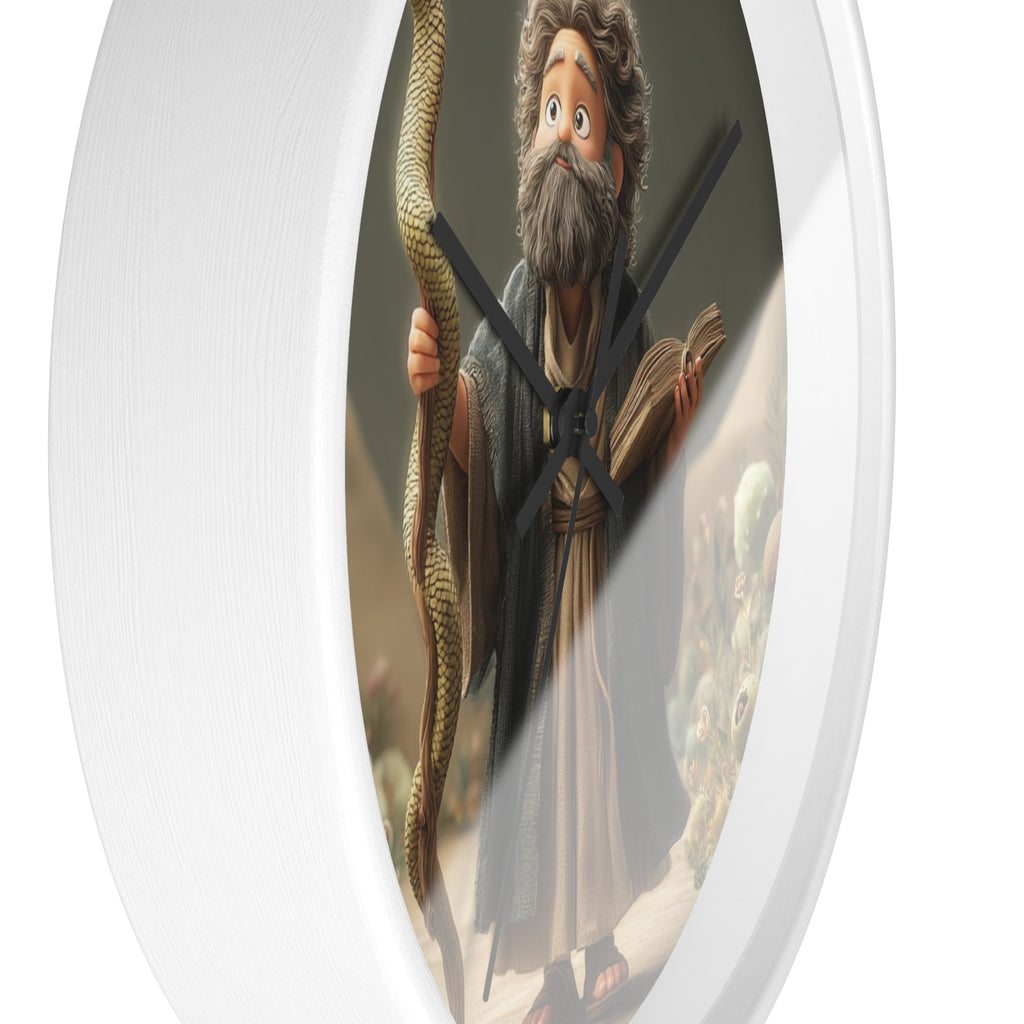 Moses Cartoon Wall Clock