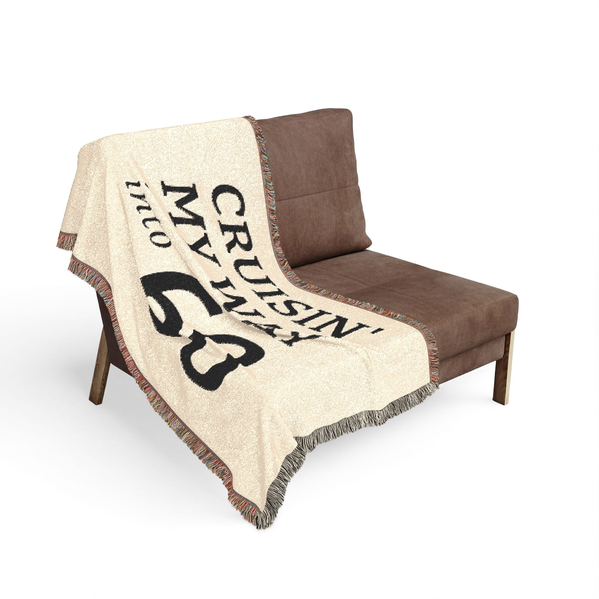 Cruisin' My Way Into Woven Blanket