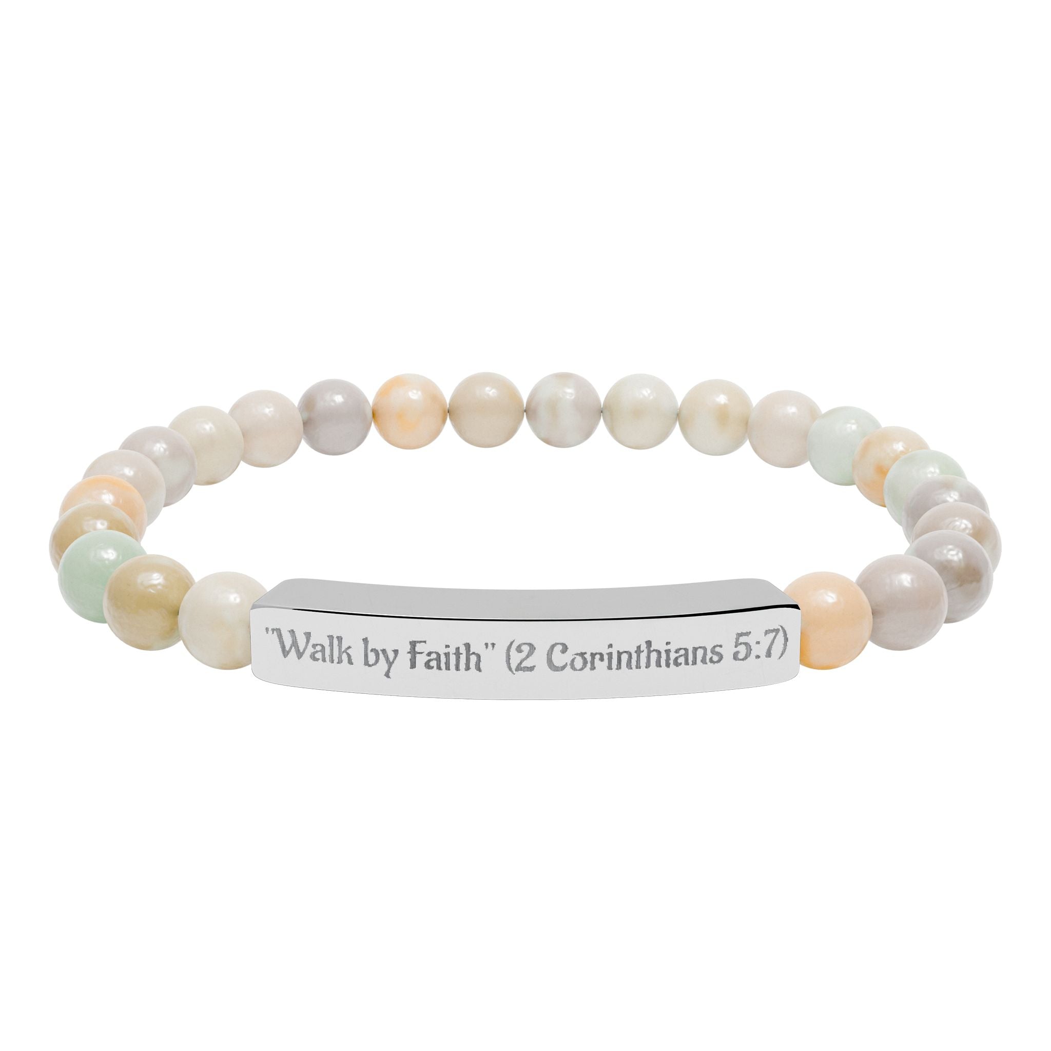 Inspirational Scripture Bead Bracelet