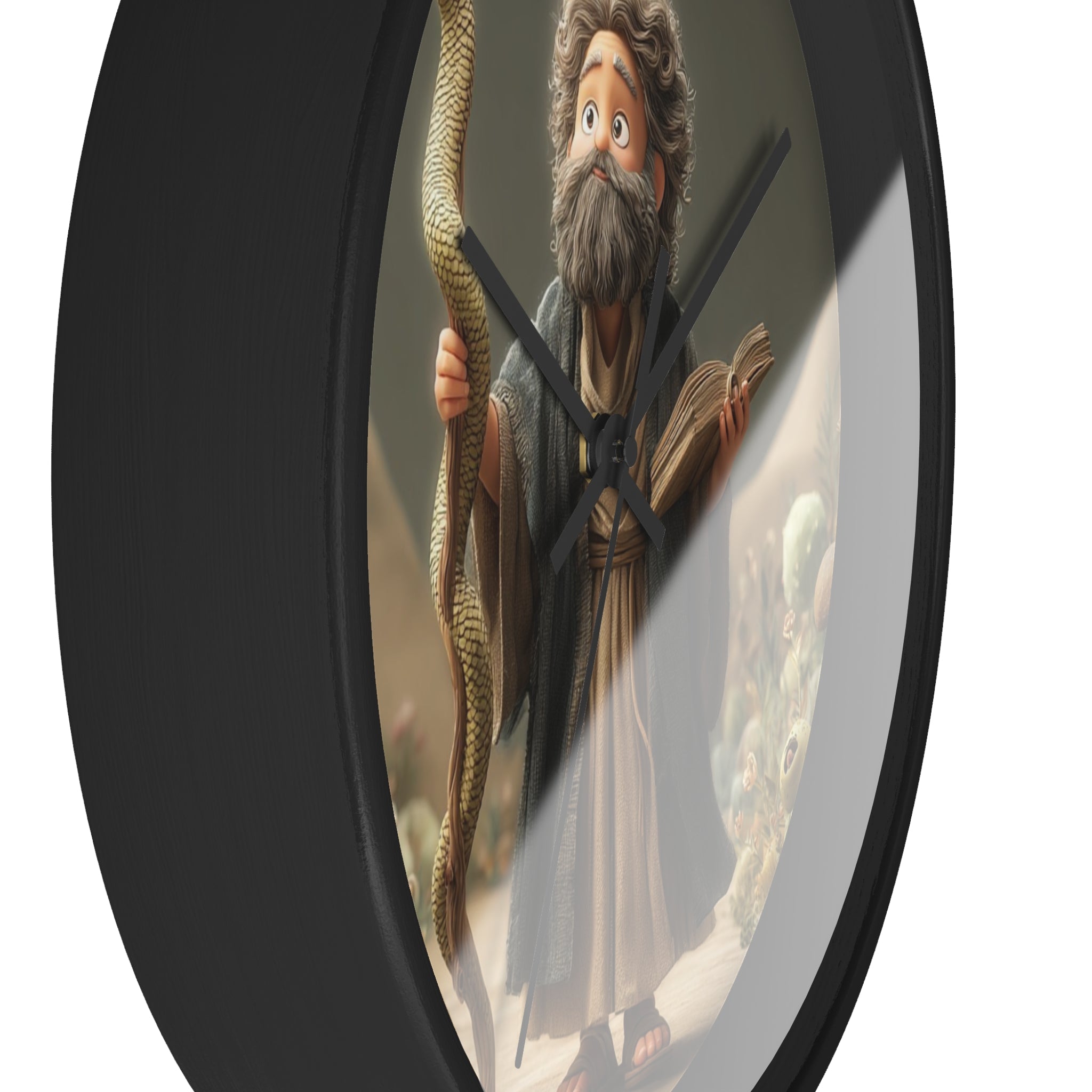 Moses Cartoon Wall Clock