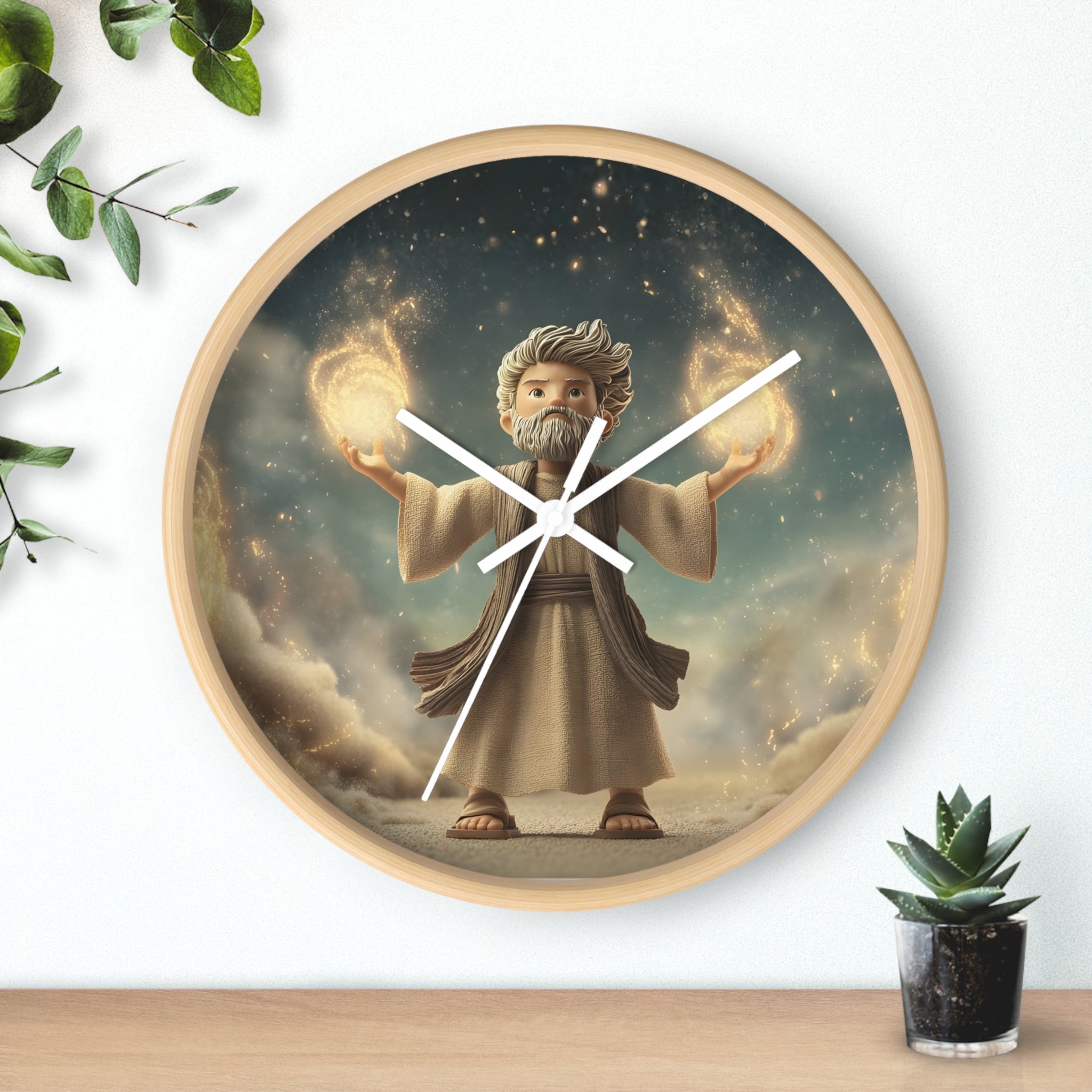 Elijah Cartoon Wall Clock