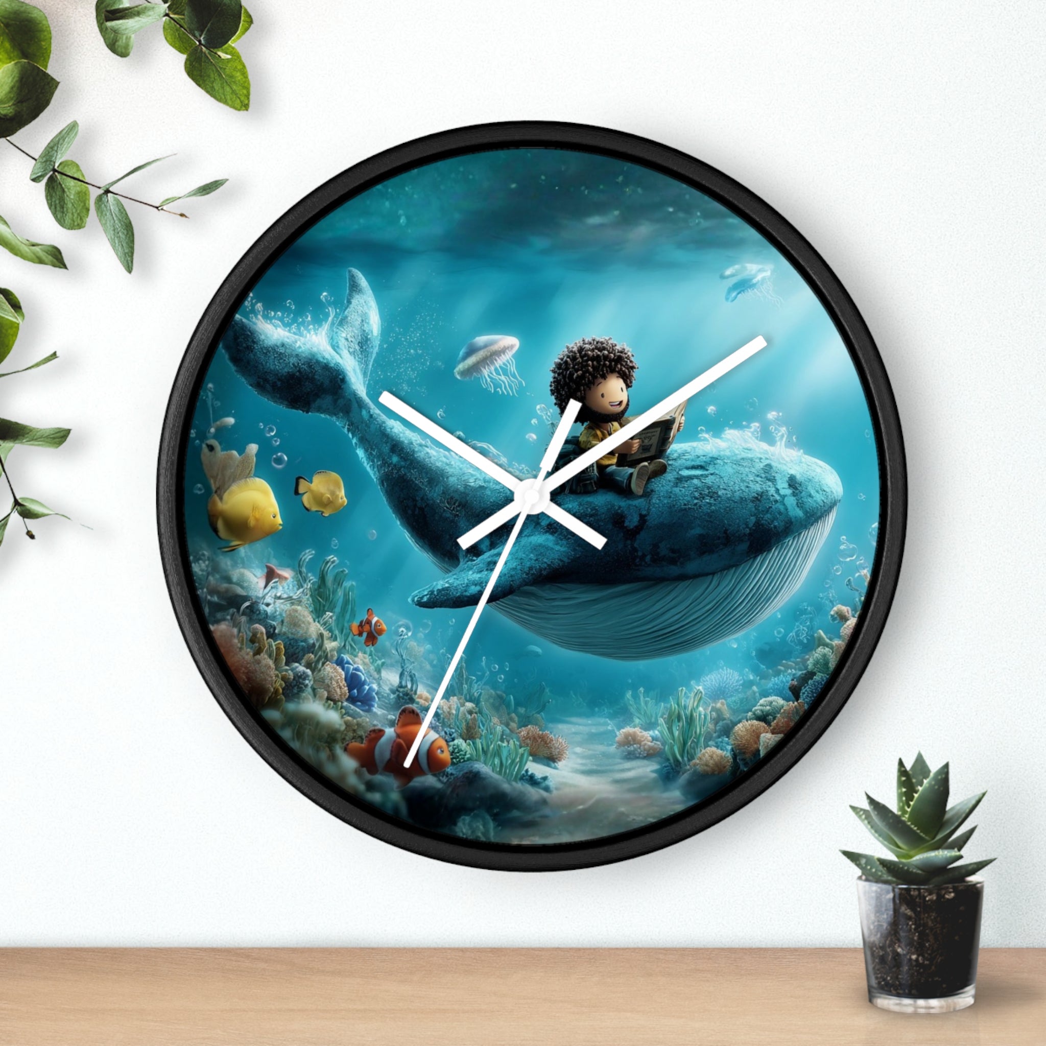 Jonah Cartoon Wall Clock