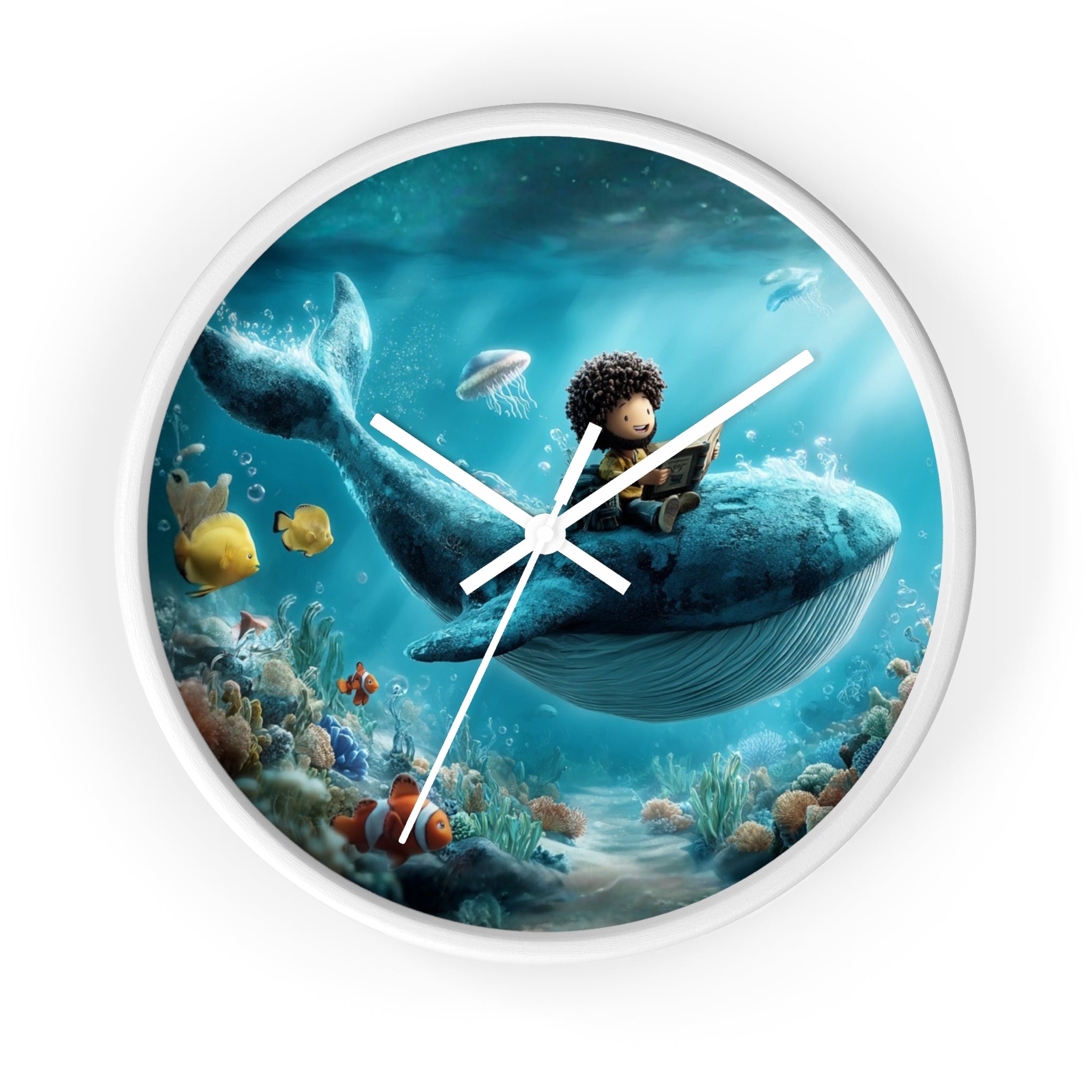 Jonah Cartoon Wall Clock