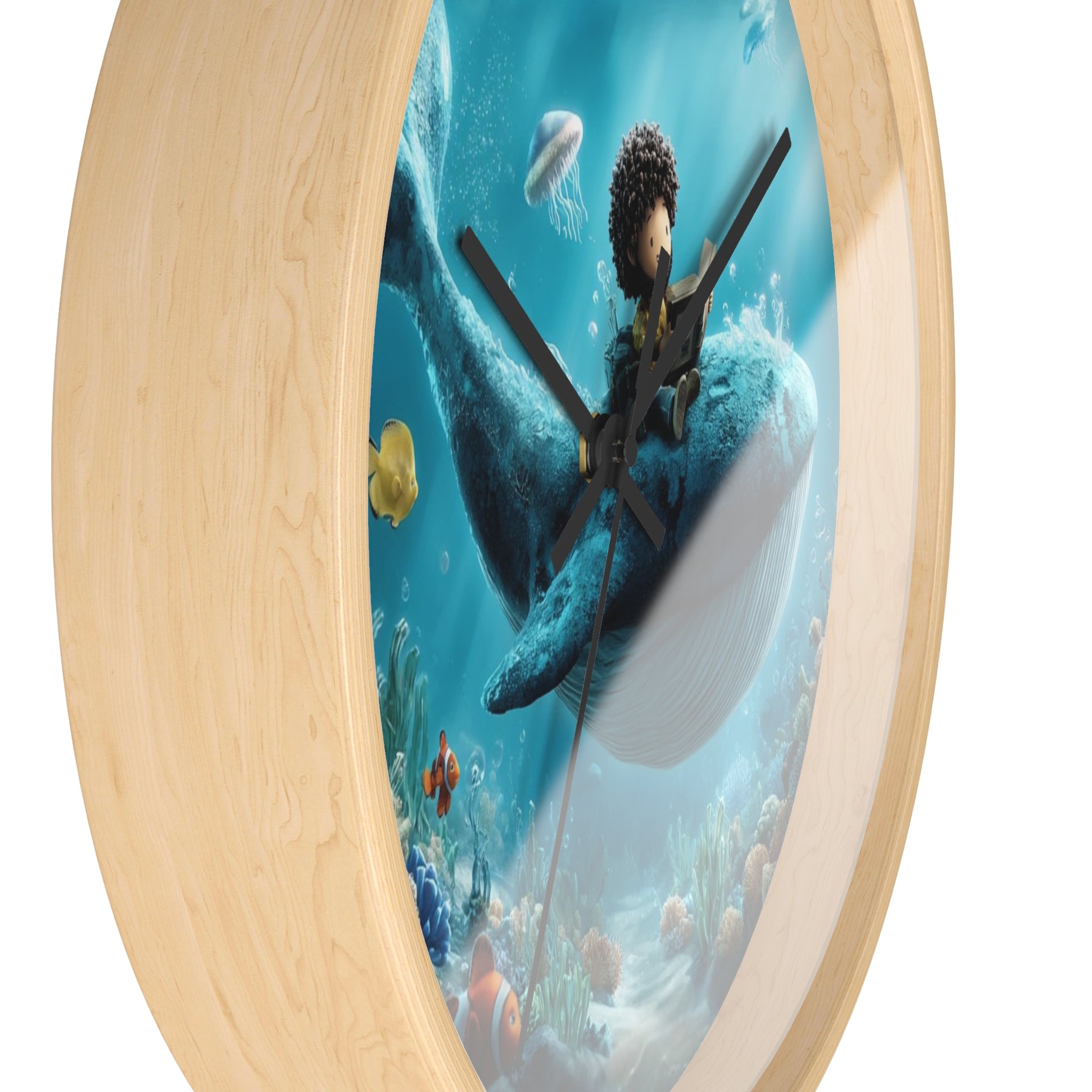 Jonah Cartoon Wall Clock