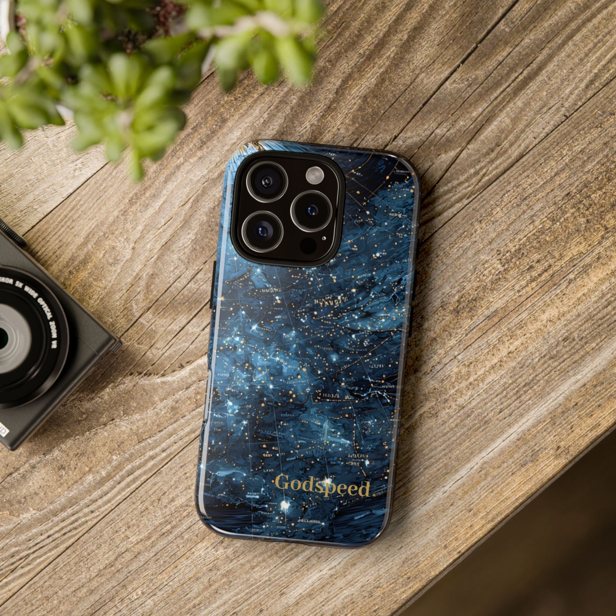 Godspeed Blue Galaxy Phone Case
