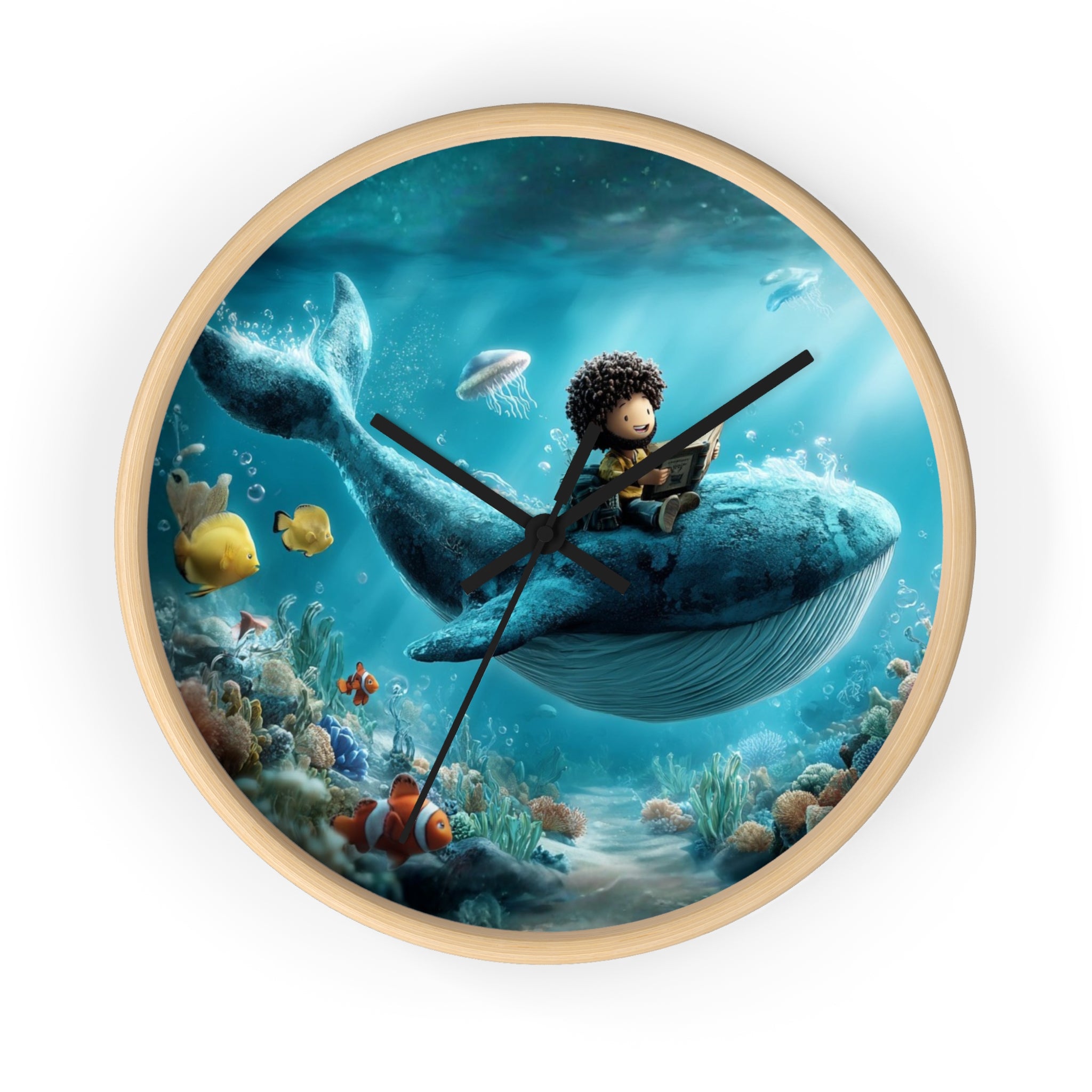 Jonah Cartoon Wall Clock