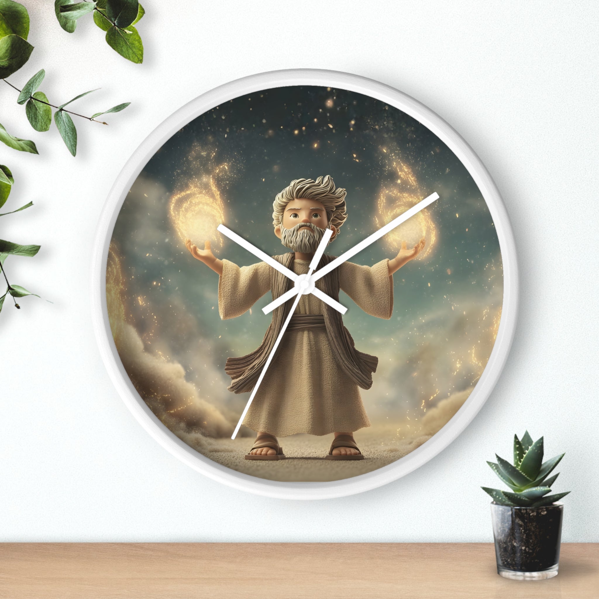 Elijah Cartoon Wall Clock