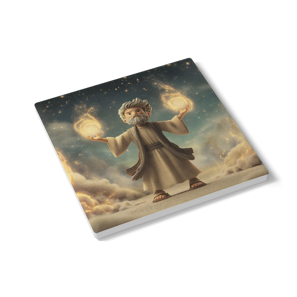 Biblical Elijah Ceramic Coaster