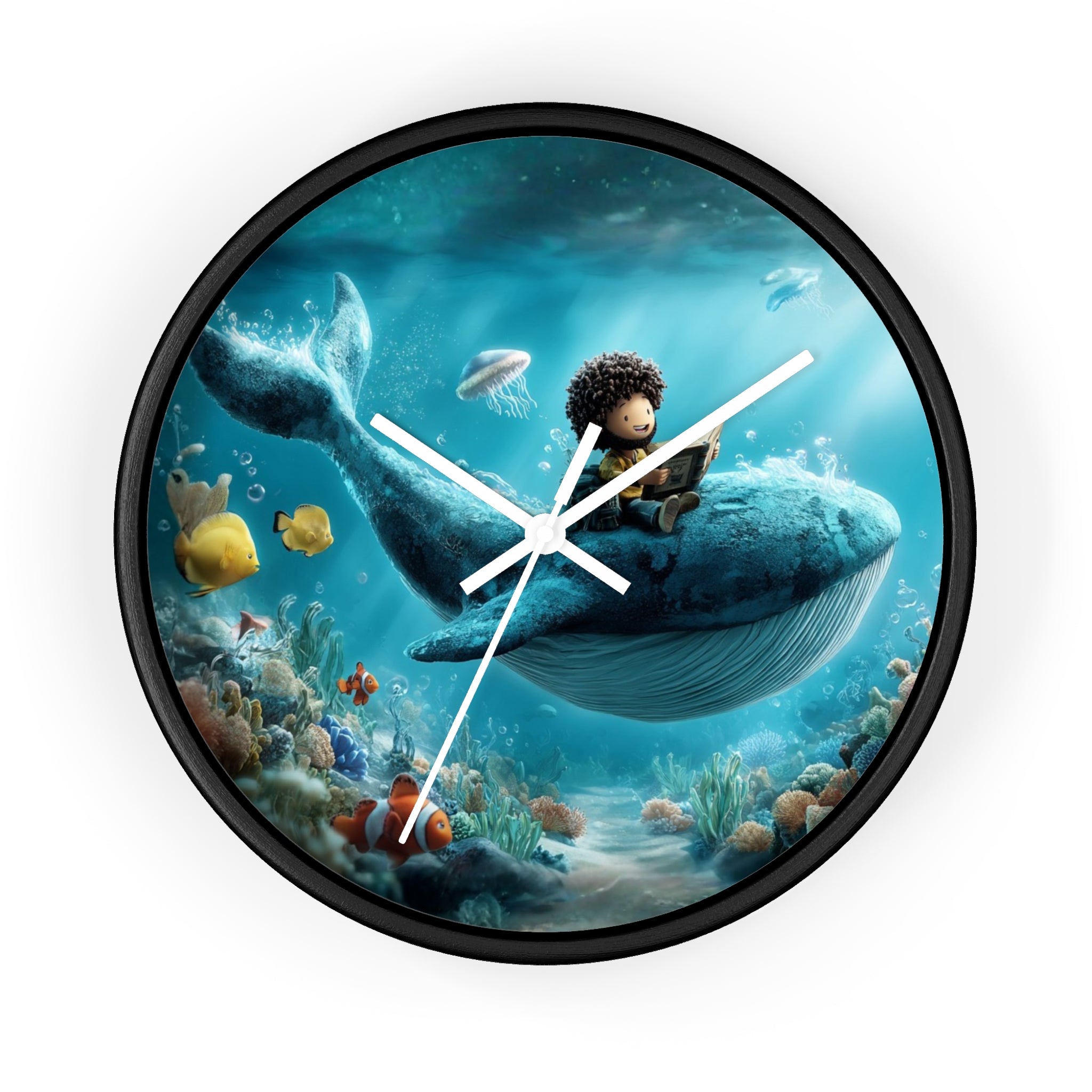 Jonah Cartoon Wall Clock