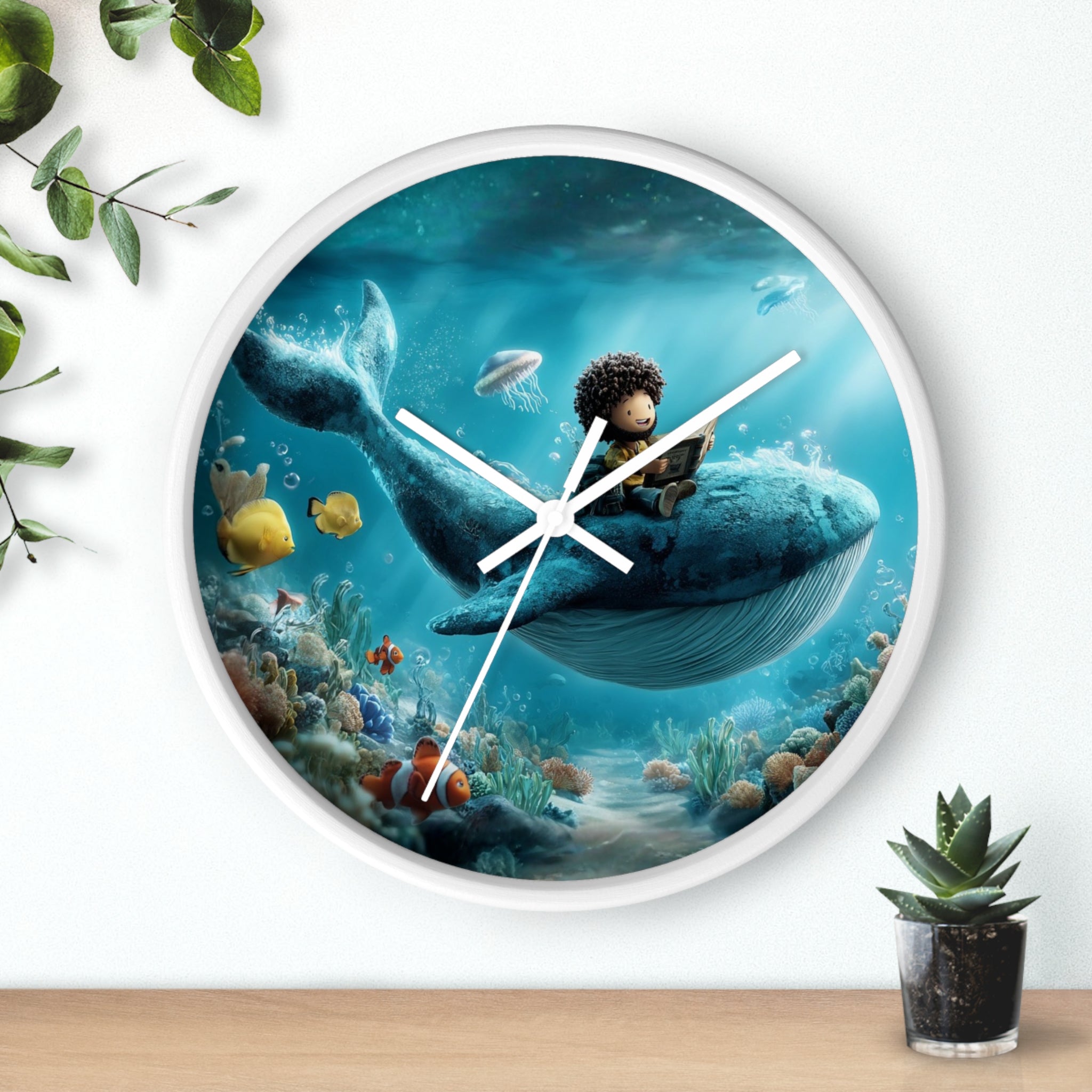 Jonah Cartoon Wall Clock