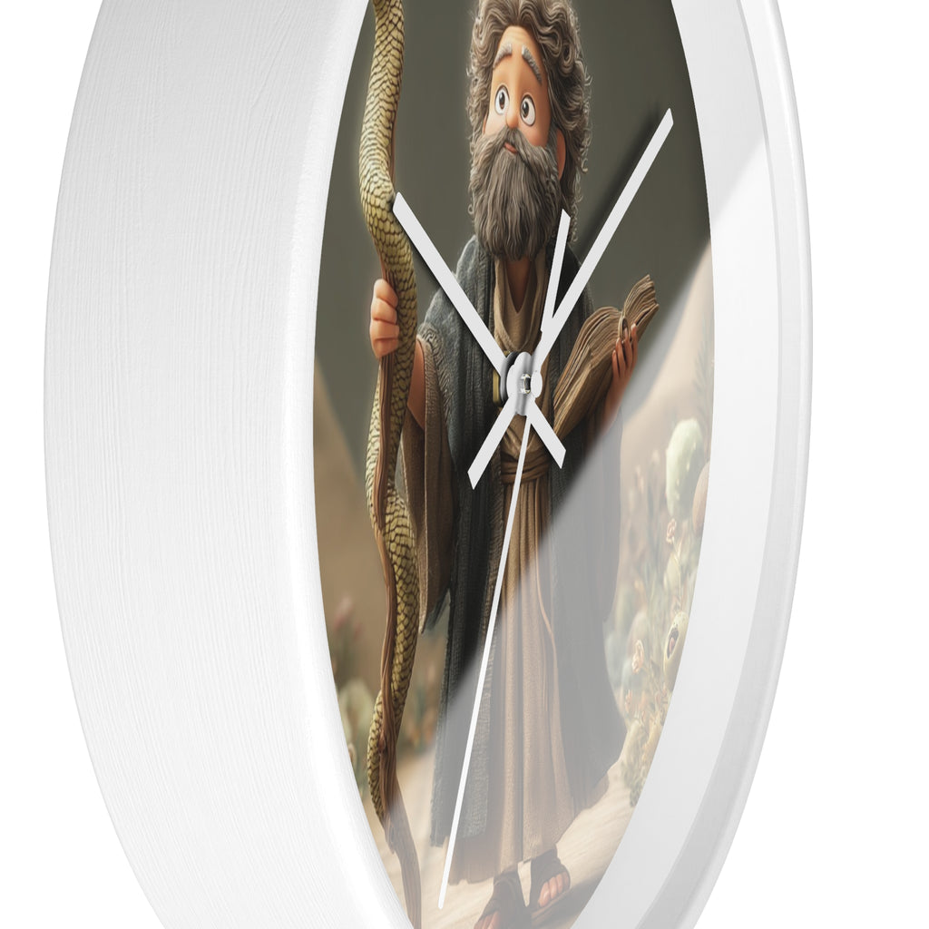 Moses Cartoon Wall Clock