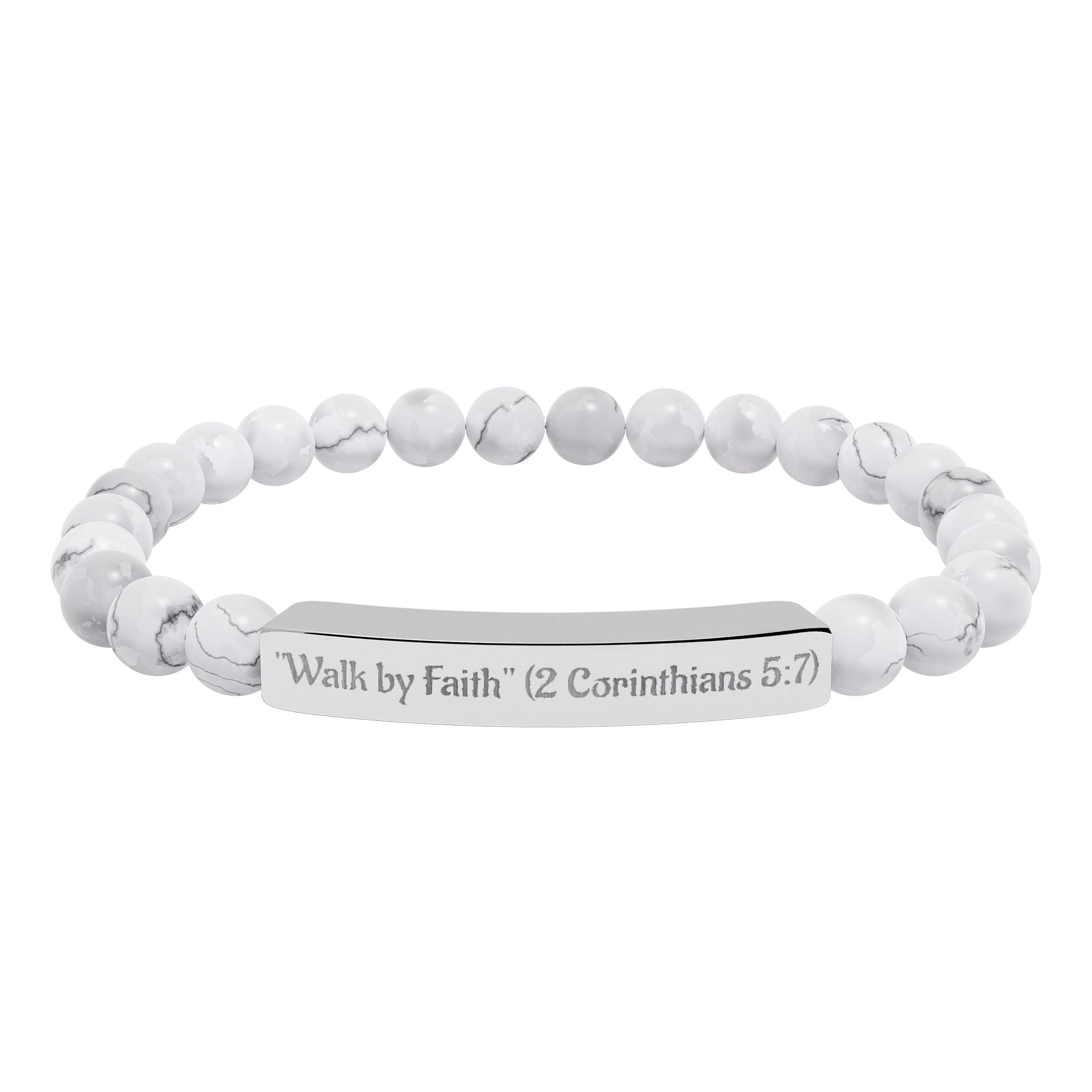 Inspirational Scripture Bead Bracelet