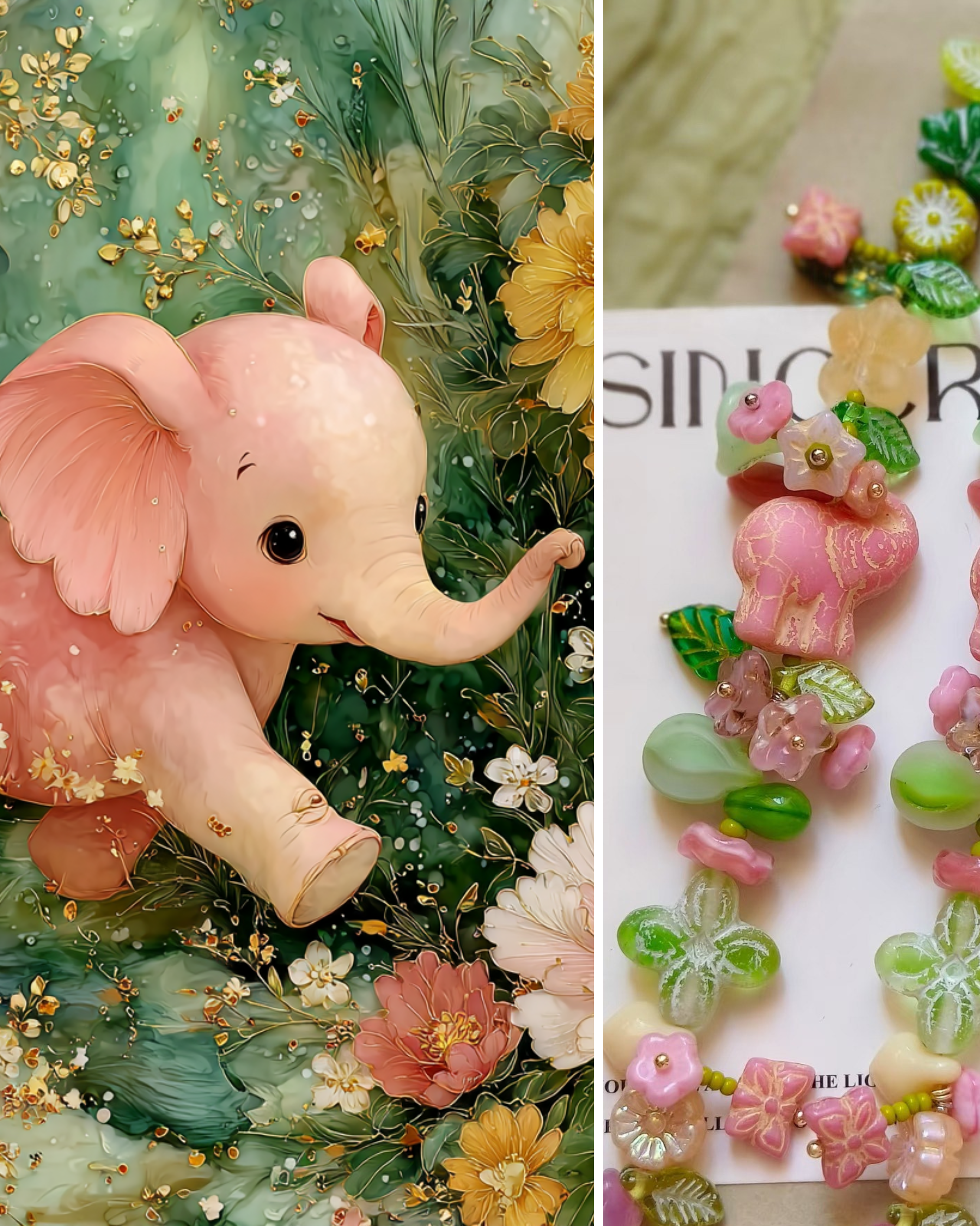 Pink Elephant Bracelets